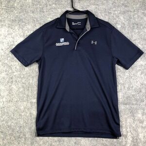 Under Armour Polo Shirt Adult Medium Golf Company Logo Collared Short Sleeve
